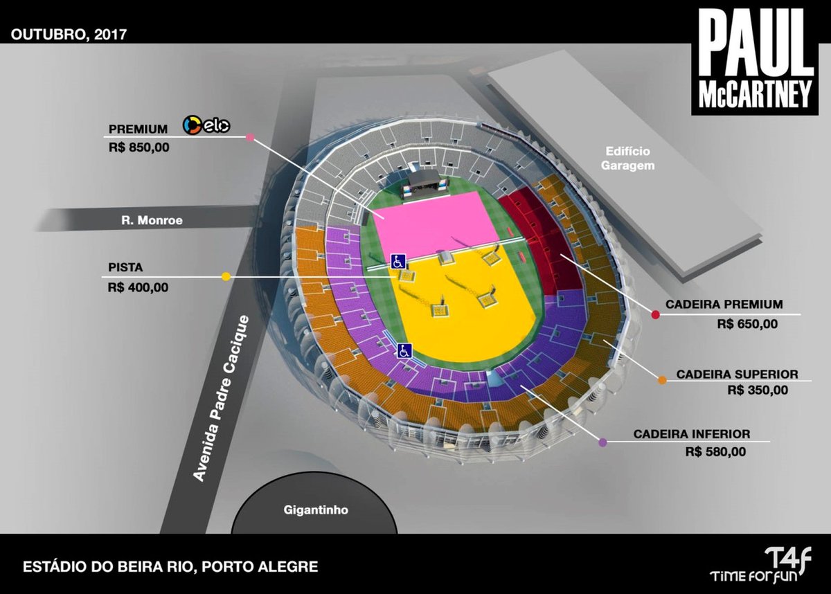 Começa prévenda de ingressos para os shows de Paul McCartney no Brasil